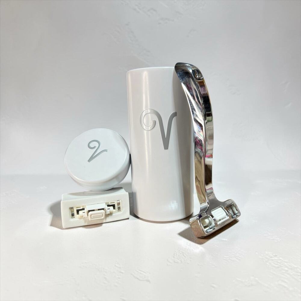 Velvix Silver Shaver 3 Blades With 2 Refills New With